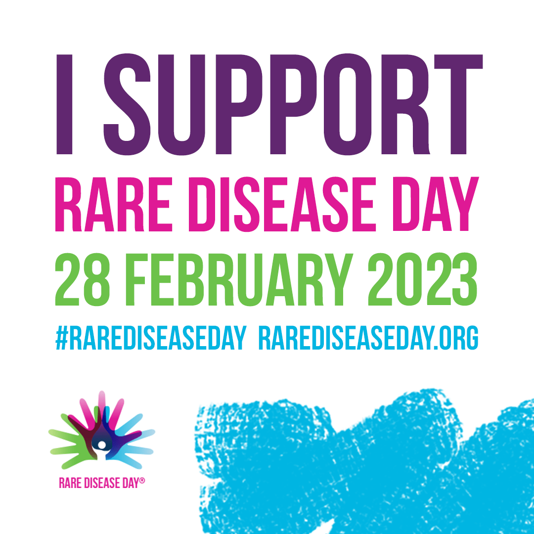 I SUPPORT RARE DISEASE DAY 2023