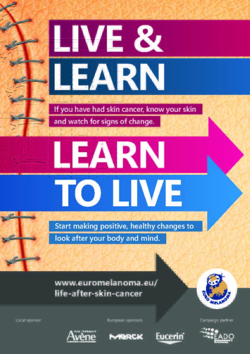 Poster of the Euromelanoma 2024 Campaign